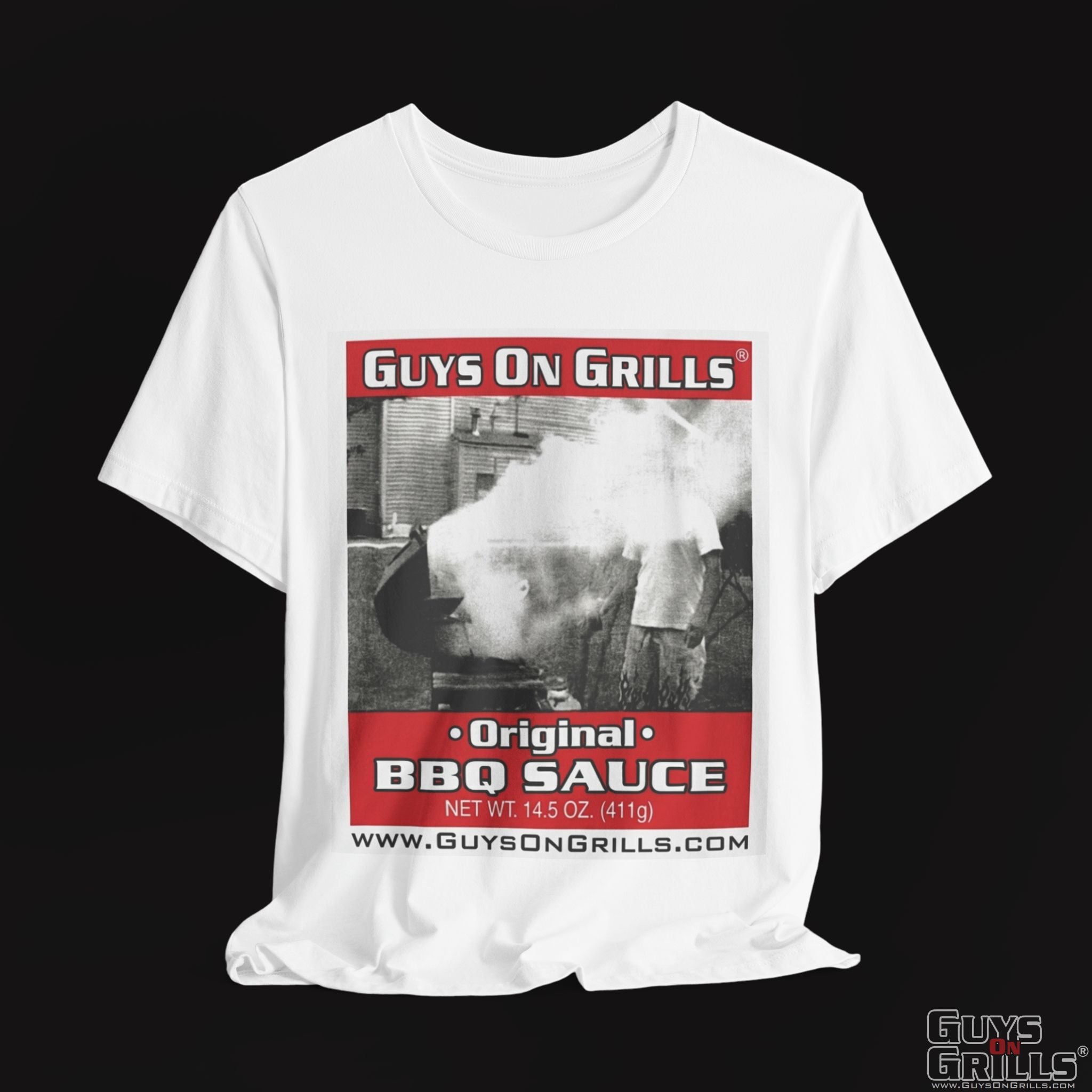 Guys On Grills Label Tee - White