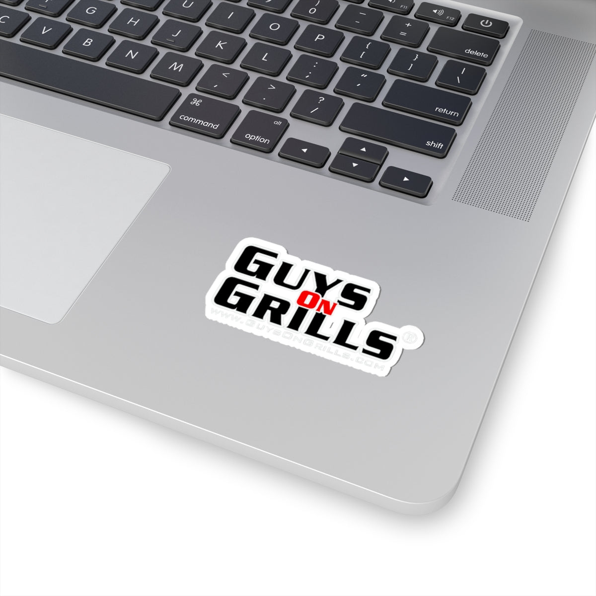 Guys On Grills Logo Sticker - Black