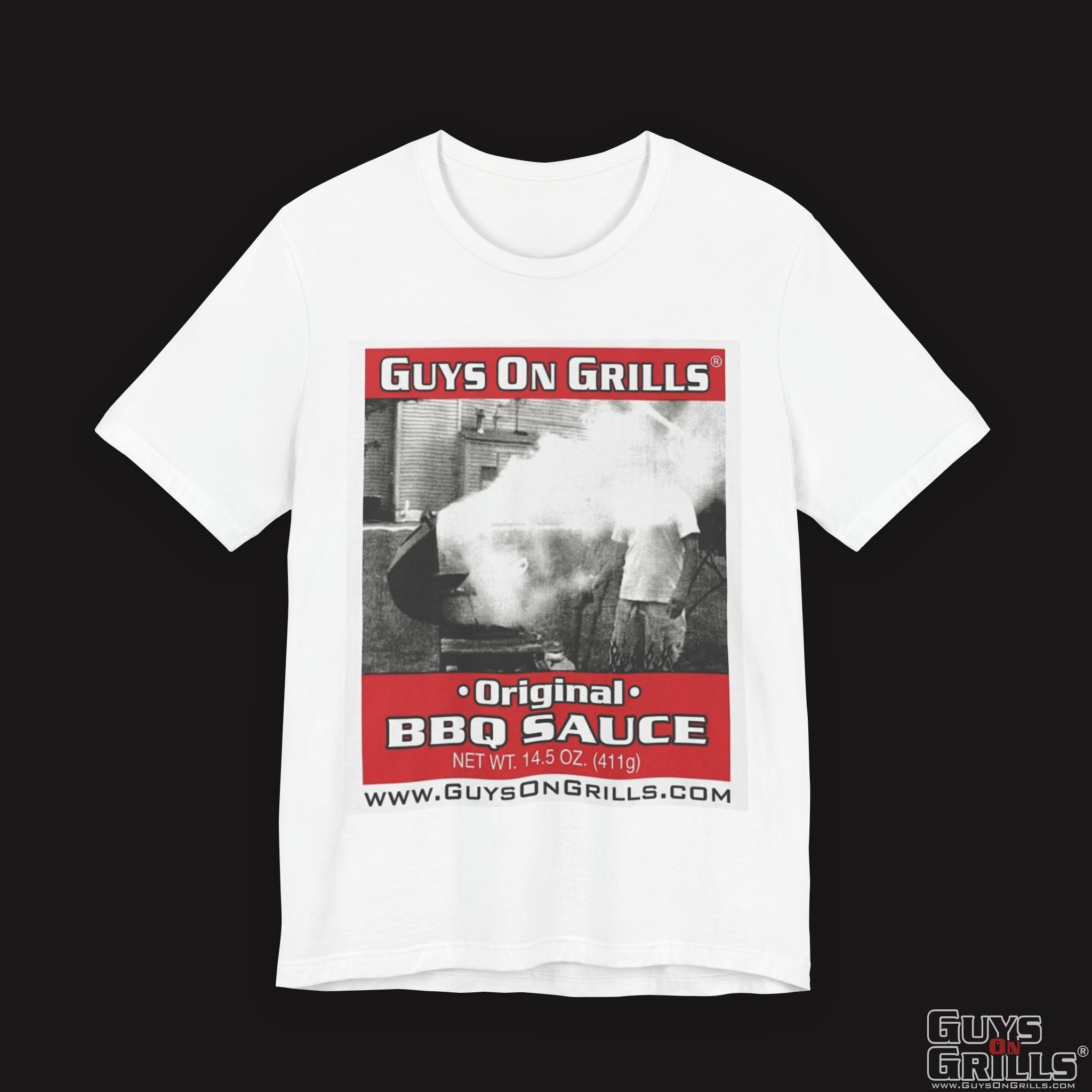 Guys On Grills Label Tee - White