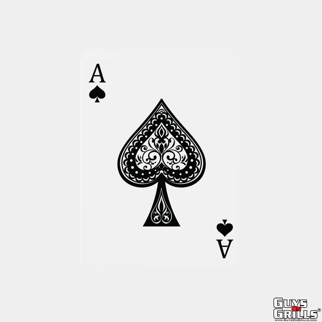Guys On Grills Poker Playing Cards - Black