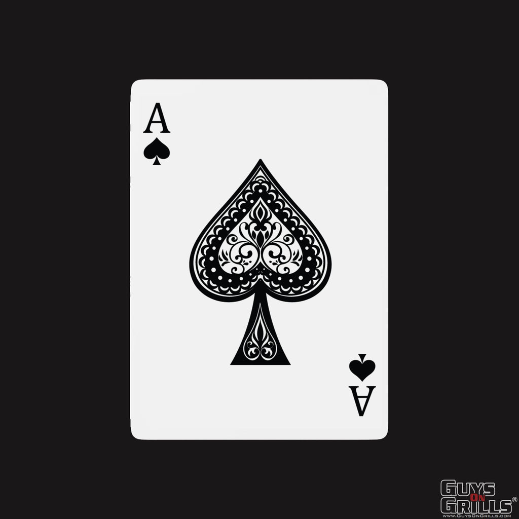 Guys On Grills Poker Playing Cards - White