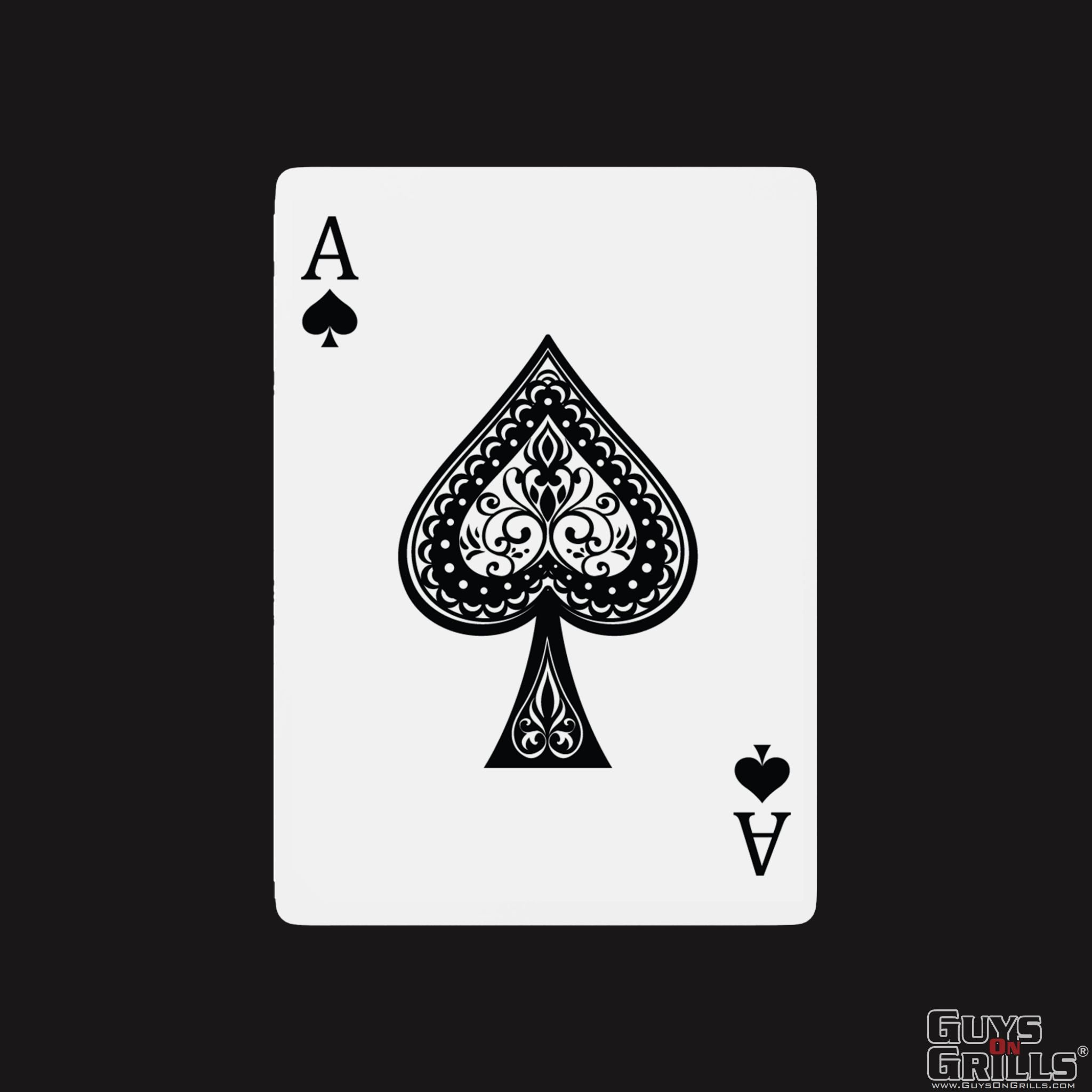 Guys On Grills Poker Playing Cards - White