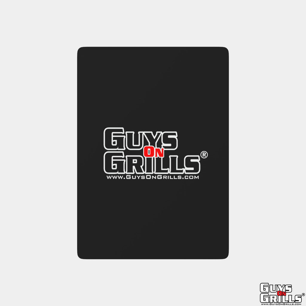 Guys On Grills Poker Playing Cards - Black