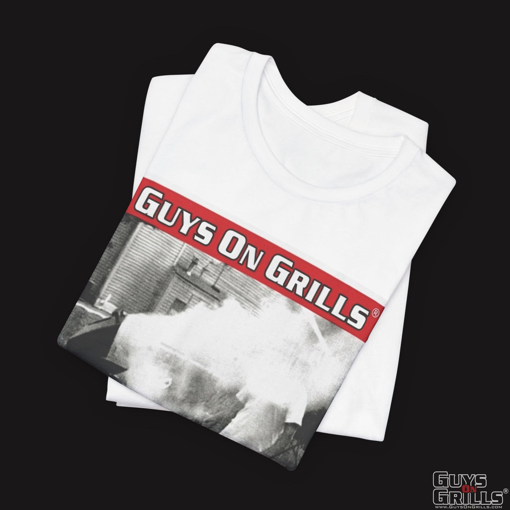 Guys On Grills Label Tee - White