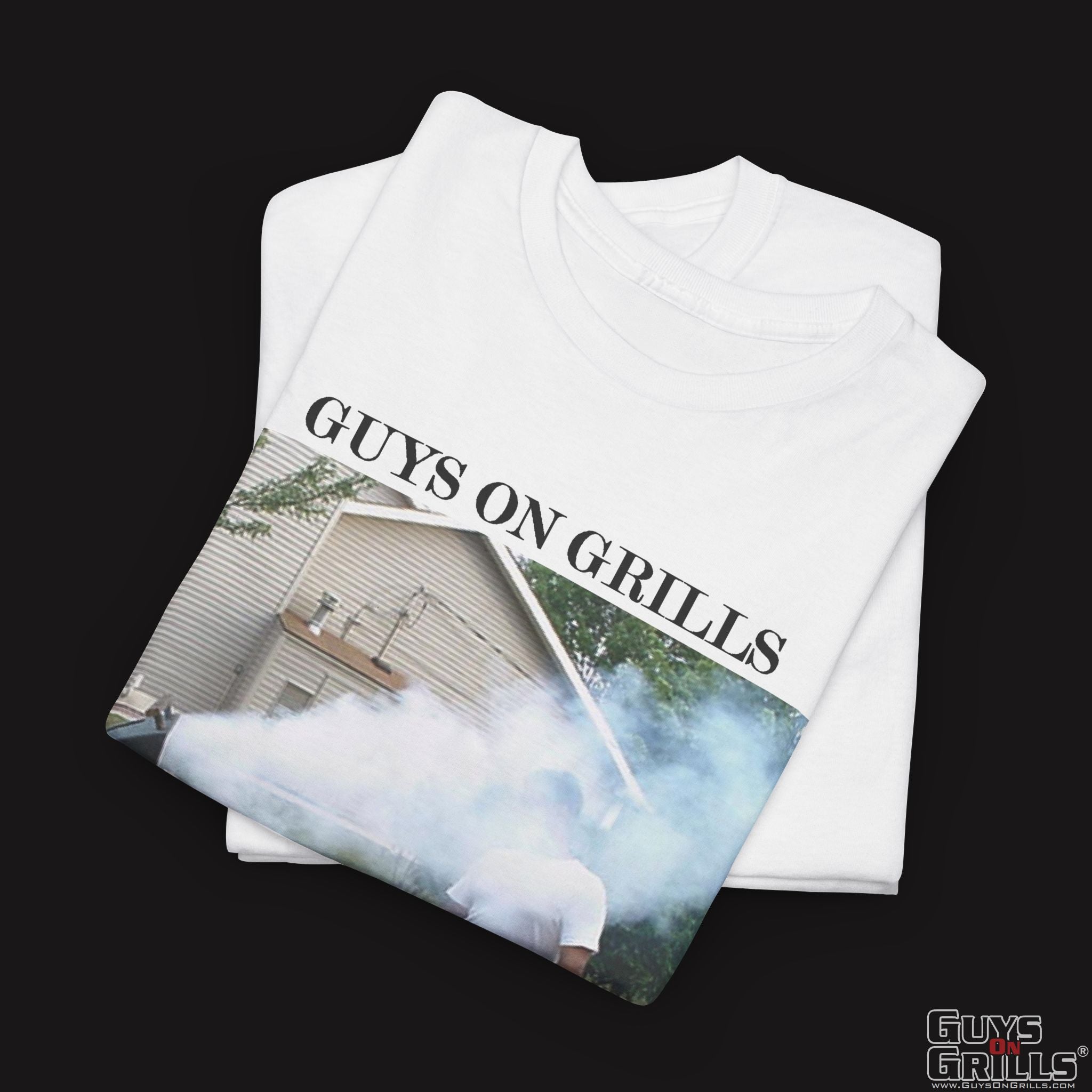 Guys On Grills Vintage Tee - White